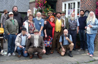 South-East members at The Snowdrop Inn in Lewes, East Sussex - Click to enlarge
