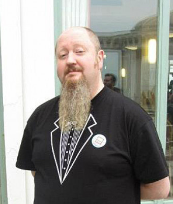Goatee winner Paul Coupe from Sheffield, South Yorks.